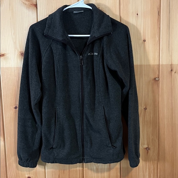 Columbia Charcoal Full-Zip Fleece Jacket - Picture 1 of 5